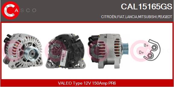 Casco CAL15165GS - Alternator furqanavto.az