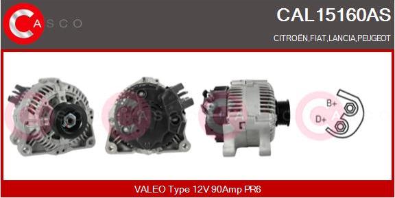 Casco CAL15160AS - Alternator furqanavto.az