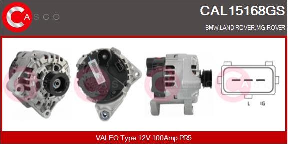 Casco CAL15168GS - Alternator furqanavto.az