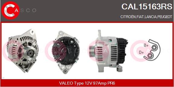 Casco CAL15163RS - Alternator furqanavto.az