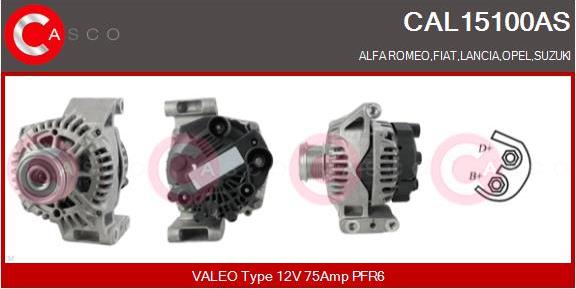 Casco CAL15100AS - Alternator furqanavto.az