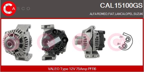 Casco CAL15100GS - Alternator furqanavto.az