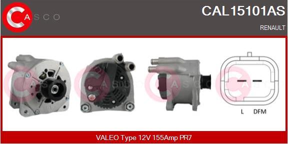 Casco CAL15101AS - Alternator furqanavto.az