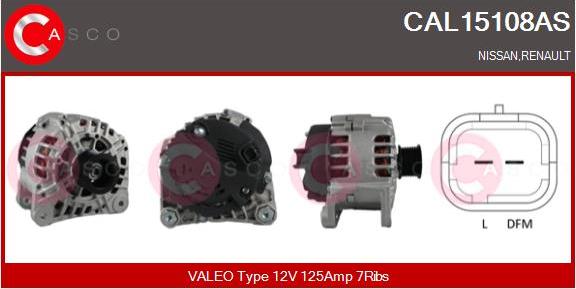 Casco CAL15108AS - Alternator furqanavto.az