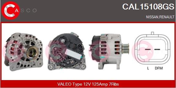 Casco CAL15108GS - Alternator furqanavto.az