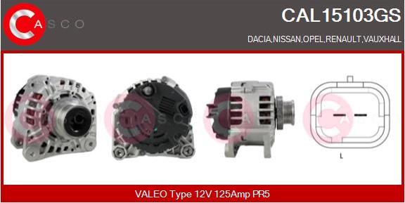 Casco CAL15103GS - Alternator furqanavto.az