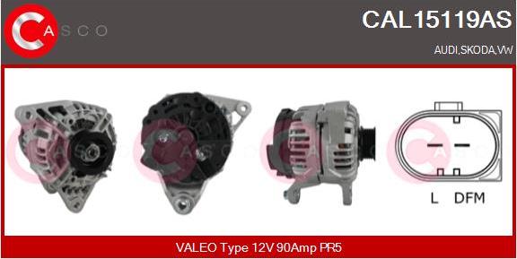 Casco CAL15119AS - Alternator furqanavto.az