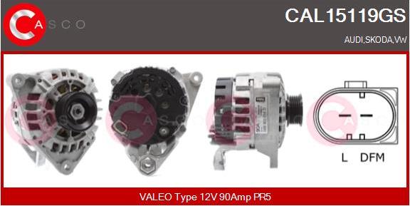 Casco CAL15119GS - Alternator furqanavto.az