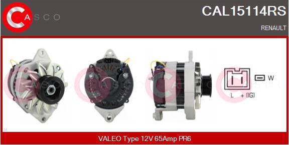 Casco CAL15114RS - Alternator furqanavto.az