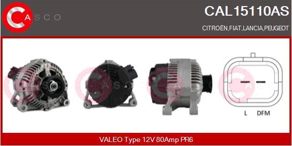 Casco CAL15110AS - Alternator furqanavto.az