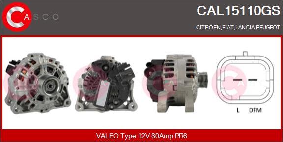 Casco CAL15110GS - Alternator furqanavto.az