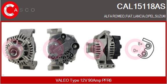 Casco CAL15118AS - Alternator furqanavto.az