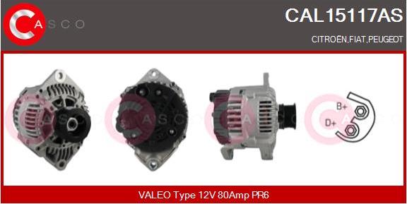 Casco CAL15117AS - Alternator furqanavto.az