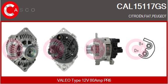 Casco CAL15117GS - Alternator furqanavto.az