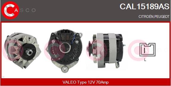 Casco CAL15189AS - Alternator furqanavto.az