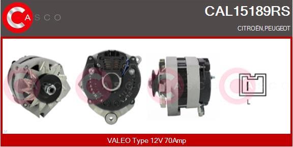 Casco CAL15189RS - Alternator furqanavto.az