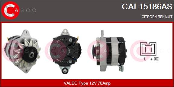 Casco CAL15186AS - Alternator furqanavto.az