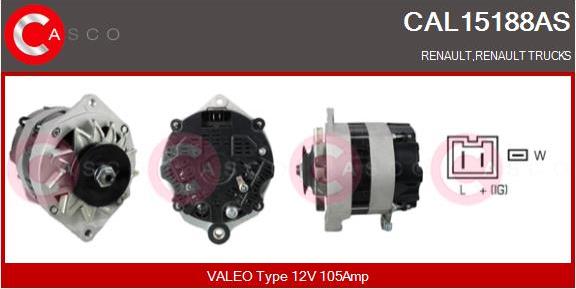 Casco CAL15188AS - Alternator furqanavto.az