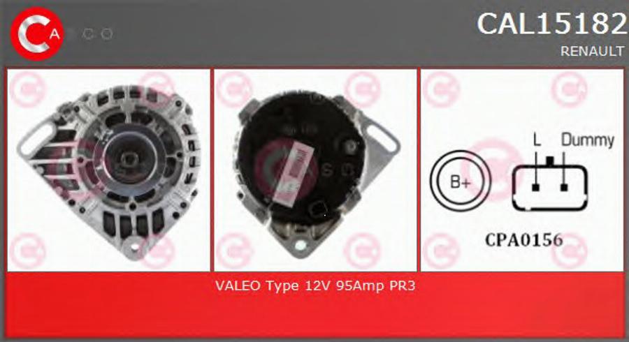 Casco CAL15182 - Alternator furqanavto.az