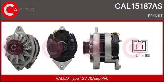 Casco CAL15187AS - Alternator furqanavto.az