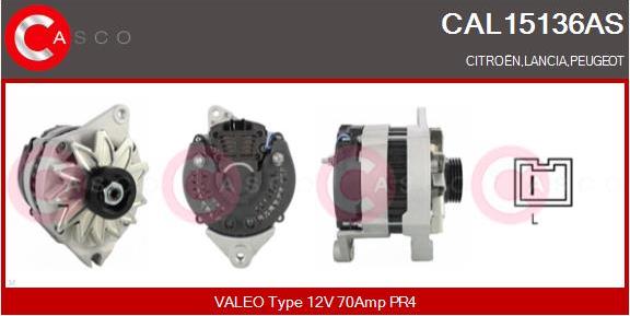 Casco CAL15136AS - Alternator furqanavto.az