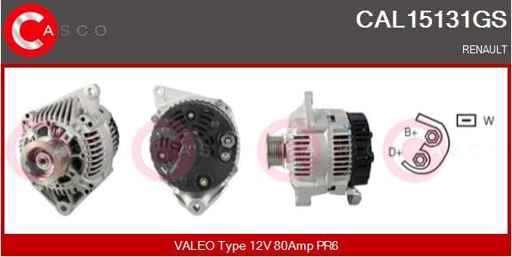 Casco CAL15131GS - Alternator furqanavto.az