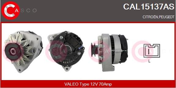 Casco CAL15137AS - Alternator furqanavto.az