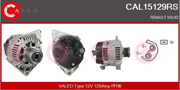 Casco CAL15129RS - Alternator furqanavto.az