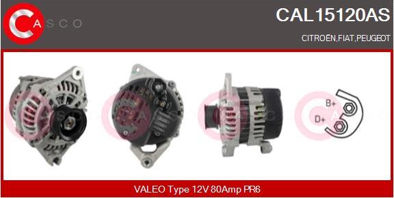 Casco CAL15120AS - Alternator furqanavto.az