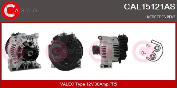 Casco CAL15121AS - Alternator furqanavto.az