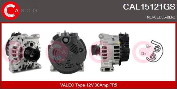 Casco CAL15121GS - Alternator furqanavto.az
