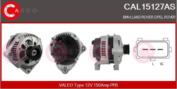 Casco CAL15127AS - Alternator furqanavto.az