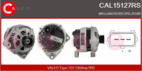 Casco CAL15127RS - Alternator furqanavto.az
