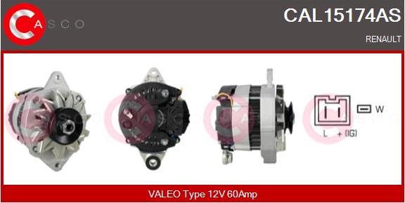 Casco CAL15174AS - Alternator furqanavto.az