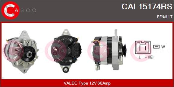 Casco CAL15174RS - Alternator furqanavto.az