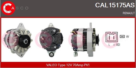 Casco CAL15175AS - Alternator furqanavto.az