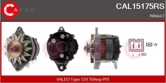 Casco CAL15175RS - Alternator furqanavto.az