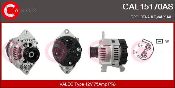 Casco CAL15170AS - Alternator furqanavto.az