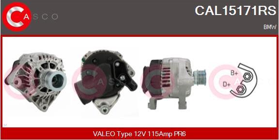 Casco CAL15171RS - Alternator furqanavto.az