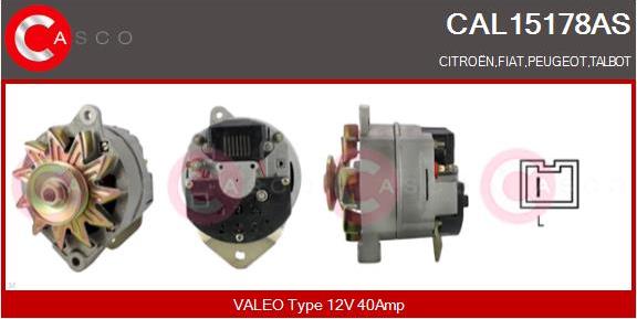 Casco CAL15178AS - Alternator furqanavto.az
