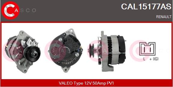 Casco CAL15177AS - Alternator furqanavto.az