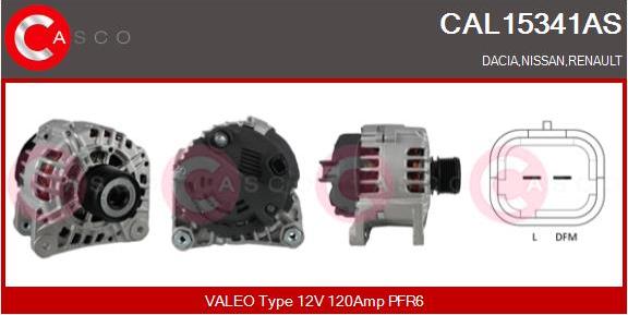 Casco CAL15341AS - Alternator furqanavto.az