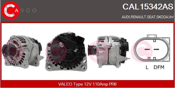 Casco CAL15342AS - Alternator furqanavto.az