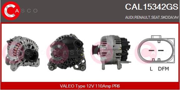 Casco CAL15342GS - Alternator furqanavto.az