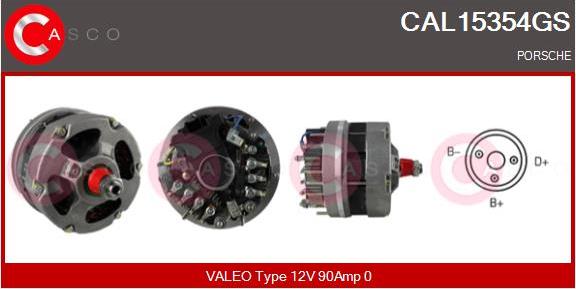 Casco CAL15354GS - Alternator furqanavto.az