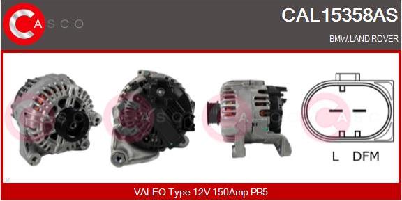 Casco CAL15358AS - Alternator furqanavto.az