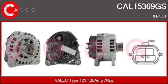 Casco CAL15369GS - Alternator furqanavto.az