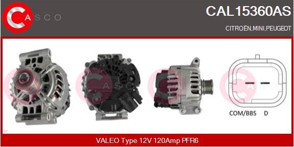 Casco CAL15360AS - Alternator furqanavto.az