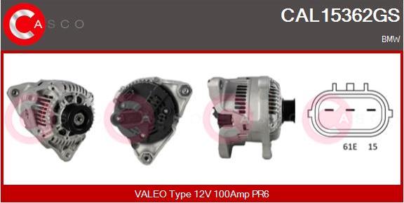 Casco CAL15362GS - Alternator furqanavto.az