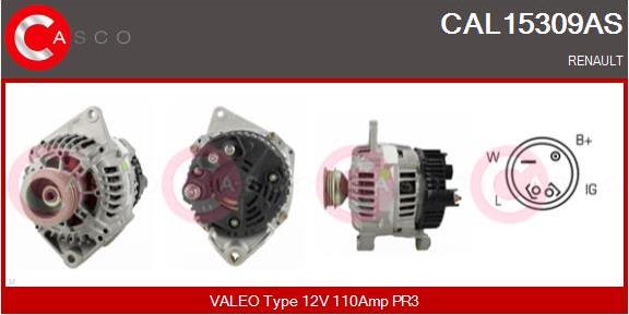 Casco CAL15309AS - Alternator furqanavto.az